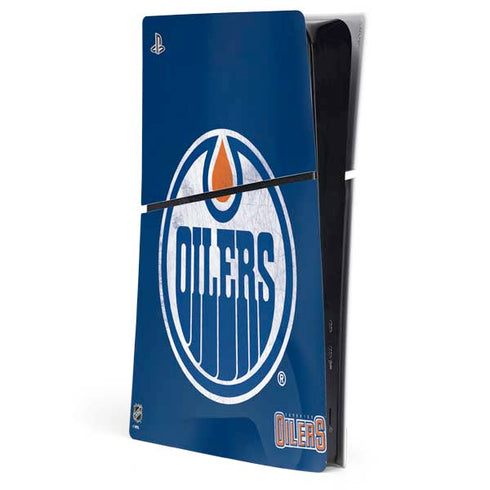NHL Edmonton Oilers Distressed PlayStation PS5 Skins