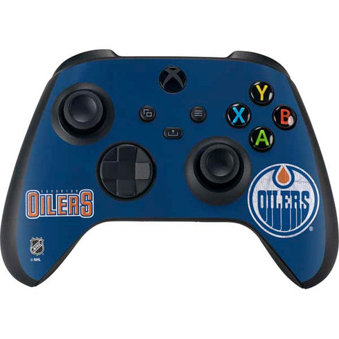 NHL Edmonton Oilers Distressed Xbox Series X Bundle Skin