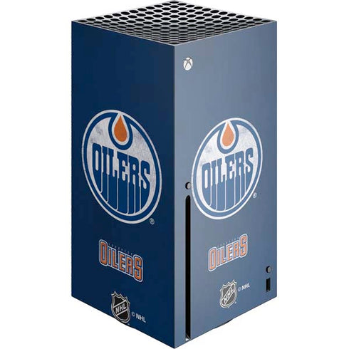 NHL Edmonton Oilers Distressed Xbox Series X Skins