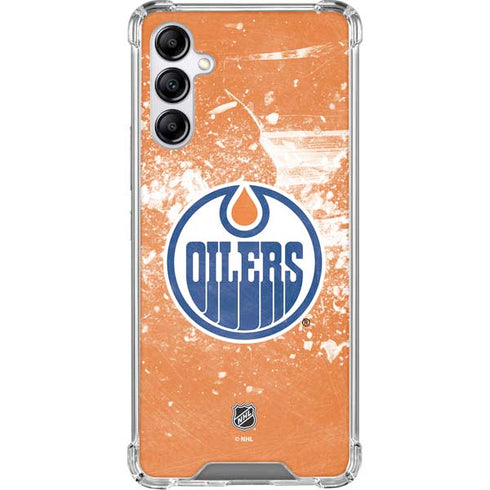 NHL Edmonton Oilers Frozen Gabb Phone 4 Clear Case