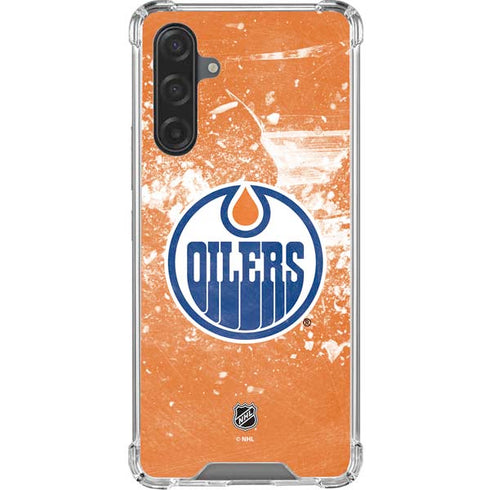 NHL Edmonton Oilers Frozen Galaxy A17 Clear Case