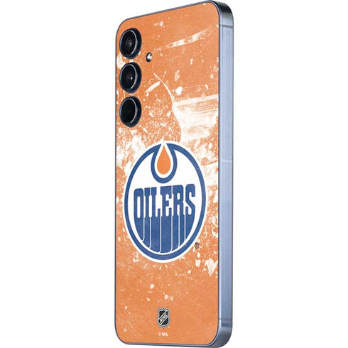 NHL Edmonton Oilers Frozen Galaxy A35 5G Skin