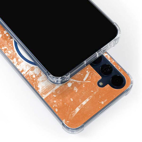 NHL Edmonton Oilers Frozen Galaxy A55 5G Clear Case