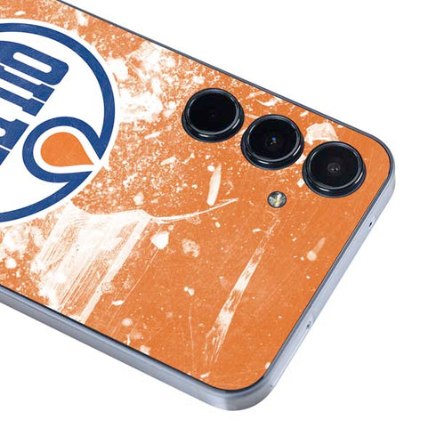 NHL Edmonton Oilers Frozen Galaxy A55 5G Skin