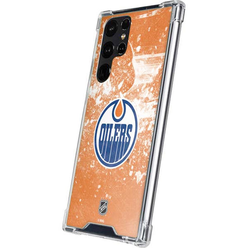 NHL Edmonton Oilers Frozen Galaxy S23 Ultra Clear Case