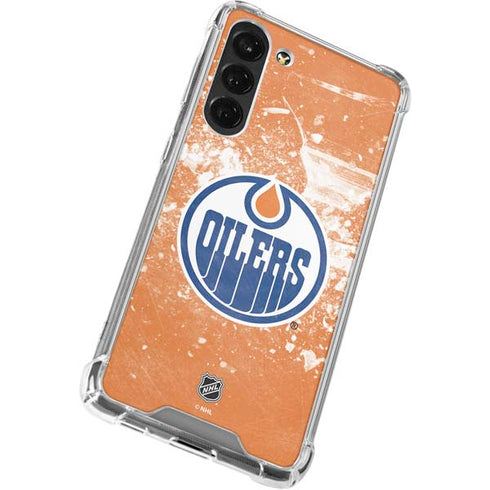 NHL Edmonton Oilers Frozen Galaxy S24 FE Clear Case