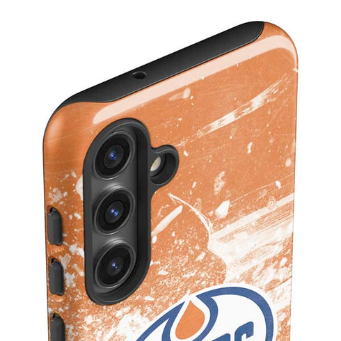 NHL Edmonton Oilers Frozen Galaxy S25 Impact Case