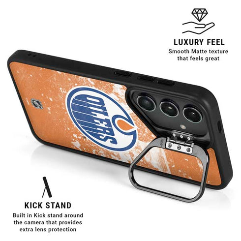 NHL Edmonton Oilers Frozen Galaxy S25 Kickstand Case