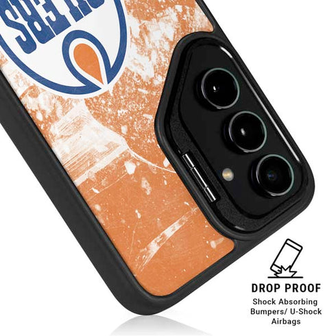 NHL Edmonton Oilers Frozen Galaxy S24 Plus Kickstand Case