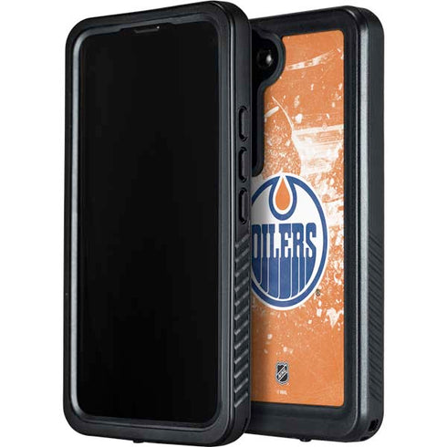 NHL Edmonton Oilers Frozen Galaxy S24 Plus Waterproof Case