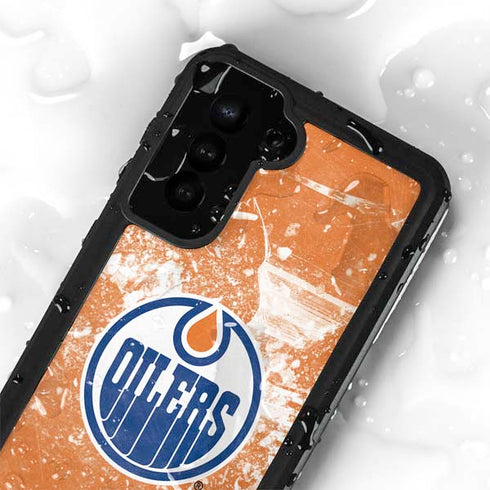 NHL Edmonton Oilers Frozen Galaxy S24 Plus Waterproof Case