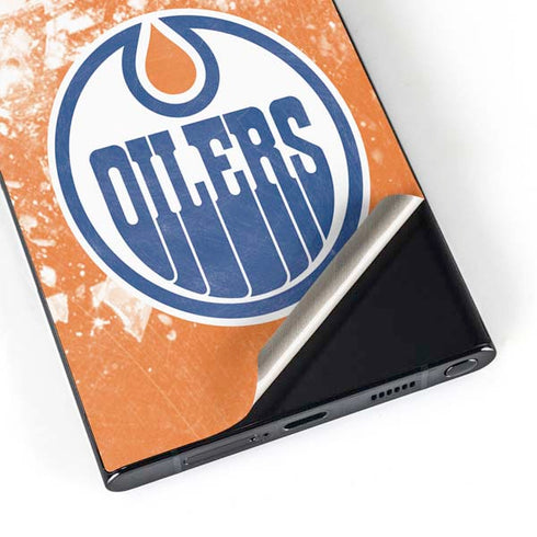 NHL Edmonton Oilers Frozen Galaxy S24 Ultra Skin