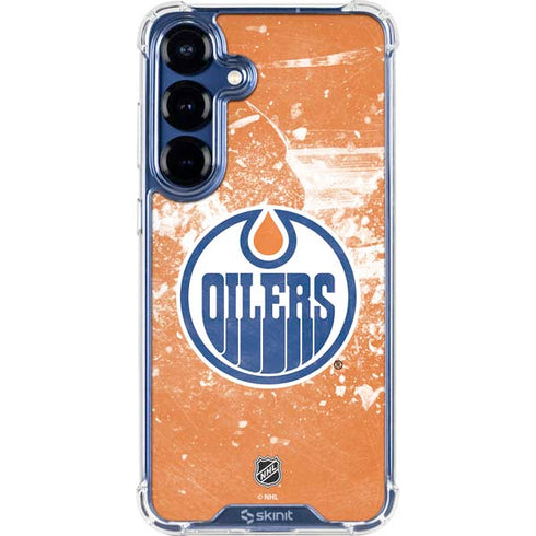 NHL Edmonton Oilers Frozen Galaxy S25 Clear Case