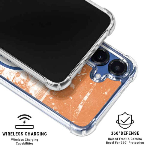 NHL Edmonton Oilers Frozen Galaxy S25 Plus Clear Case