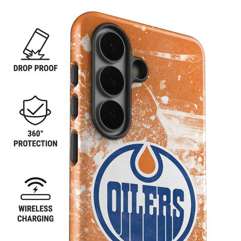 NHL Edmonton Oilers Frozen Galaxy S26 Plus Impact Case