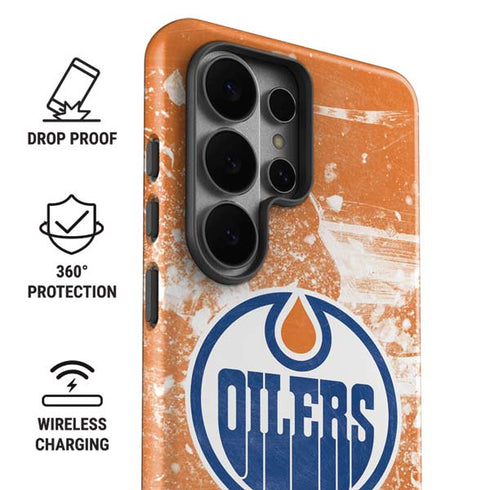NHL Edmonton Oilers Frozen Galaxy S26 Ultra Impact Case