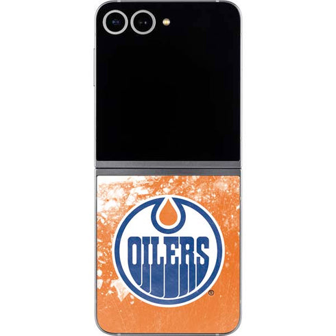 NHL Edmonton Oilers Frozen Galaxy Z Flip6 Skin