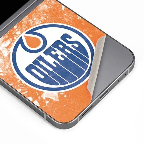 NHL Edmonton Oilers Frozen Galaxy Z Flip6 Skin