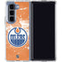 NHL Edmonton Oilers Frozen Galaxy Z Fold5 5G Clear Case