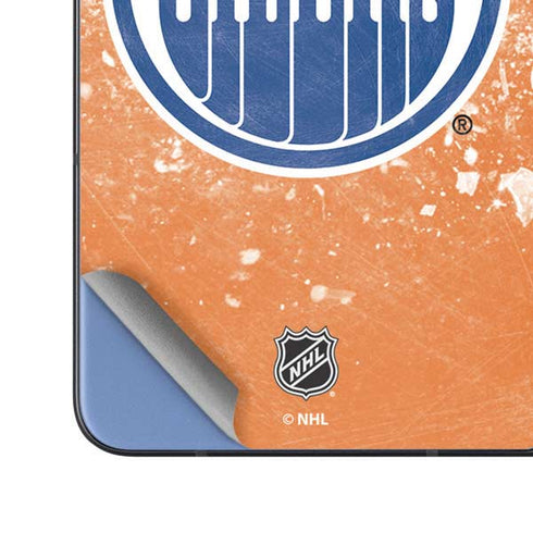 NHL Edmonton Oilers Frozen Galaxy Z Fold5 5G Skin