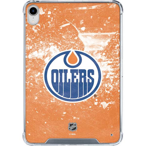 NHL Edmonton Oilers Frozen iPad 11th Gen (2025) Clear Case