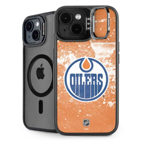 NHL Edmonton Oilers Frozen iPhone 14 Kickstand Case