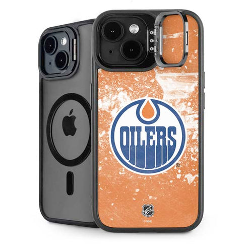 NHL Edmonton Oilers Frozen iPhone 15 Kickstand Case