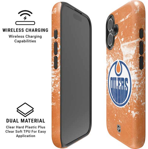 NHL Edmonton Oilers Frozen iPhone 16 Magsafe Impact Case