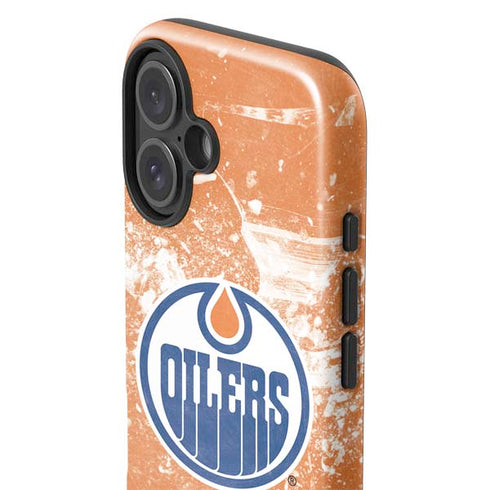 NHL Edmonton Oilers Frozen iPhone 16 Plus Impact Case