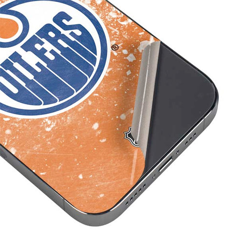 NHL Edmonton Oilers Frozen iPhone 16 Pro Skin