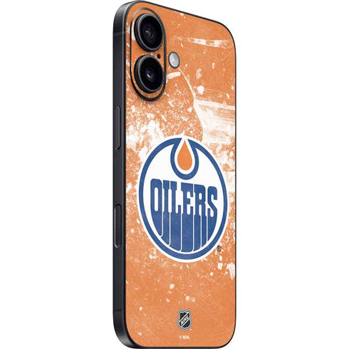 NHL Edmonton Oilers Frozen iPhone 16 Skin