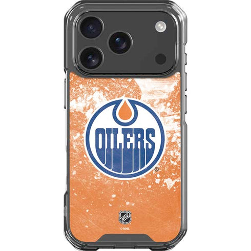 NHL Edmonton Oilers Frozen iPhone 18 Pro Clear Case