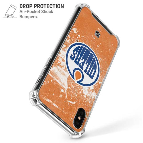 NHL Edmonton Oilers Frozen iPhone X/XS Clear Case