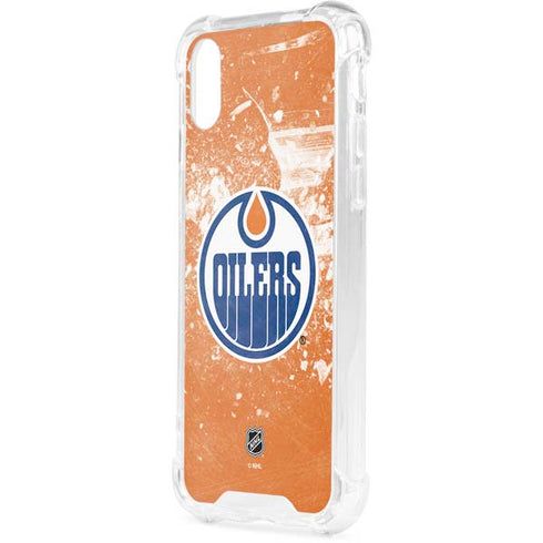 NHL Edmonton Oilers Frozen iPhone XS Clear Case