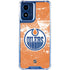 NHL Edmonton Oilers Frozen Moto G 5G (2024) Clear Case