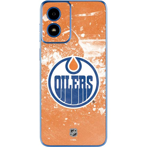 NHL Edmonton Oilers Frozen Moto G Play 4G (2024) Skin