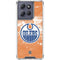 NHL Edmonton Oilers Frozen Moto G Play 5G (2025) Clear Case