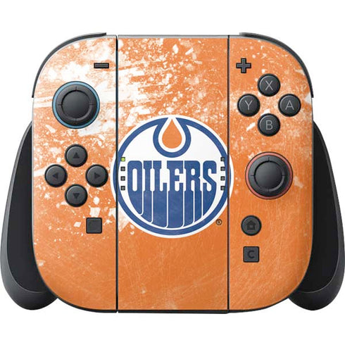 NHL Edmonton Oilers Frozen Nintendo Switch 2 (2025) Joy-Con Controller Skin