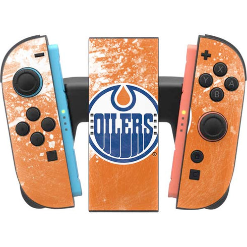 NHL Edmonton Oilers Frozen Nintendo Switch 2 (2025) Joy-Con Controller Skin