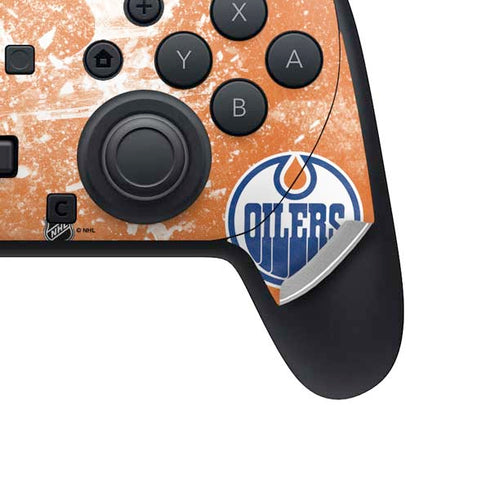 NHL Edmonton Oilers Frozen Nintendo Switch 2 (2025) Pro Controller Skin