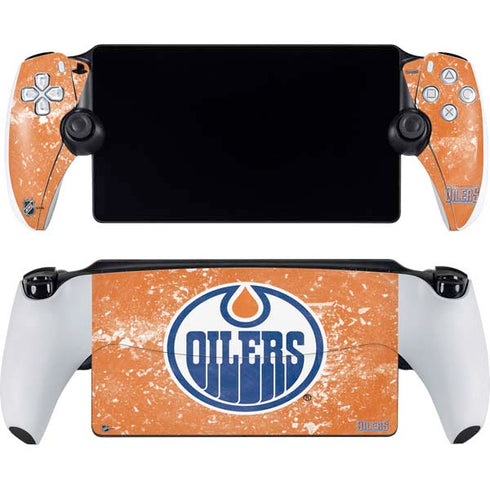 NHL Edmonton Oilers Frozen PlayStation Portal Remote Player Skin