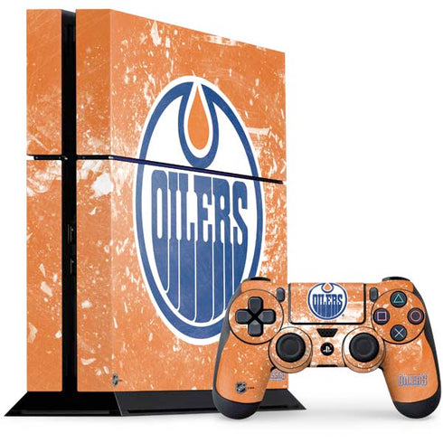 NHL Edmonton Oilers Frozen PlayStation PS4 Skins