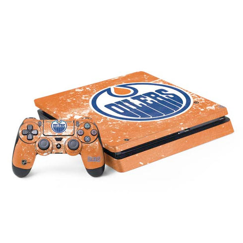 NHL Edmonton Oilers Frozen PlayStation PS4 Skins