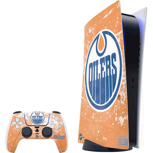 NHL Edmonton Oilers Frozen PlayStation PS5 Skins