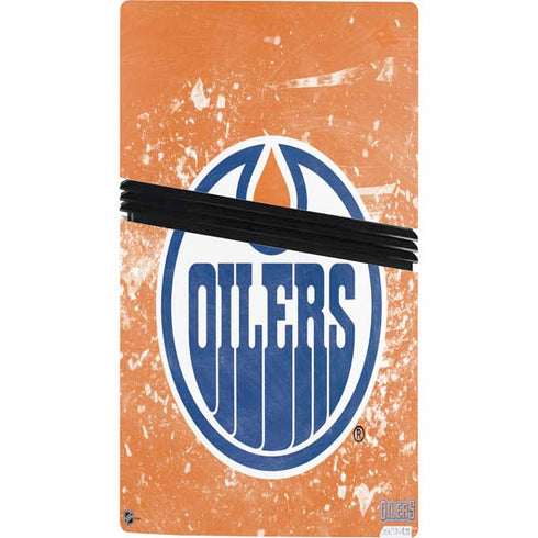 NHL Edmonton Oilers Frozen PS5 Pro Console Skin
