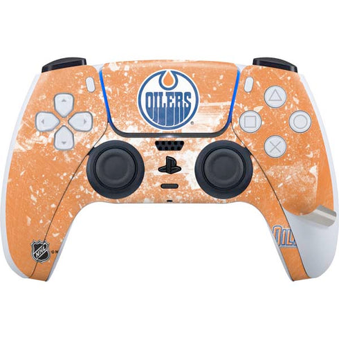 NHL Edmonton Oilers Frozen PS5 Pro Disk Bundle Skin