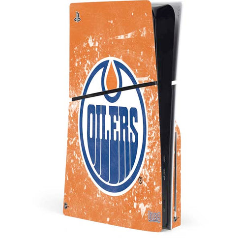 NHL Edmonton Oilers Frozen PlayStation PS5 Skins