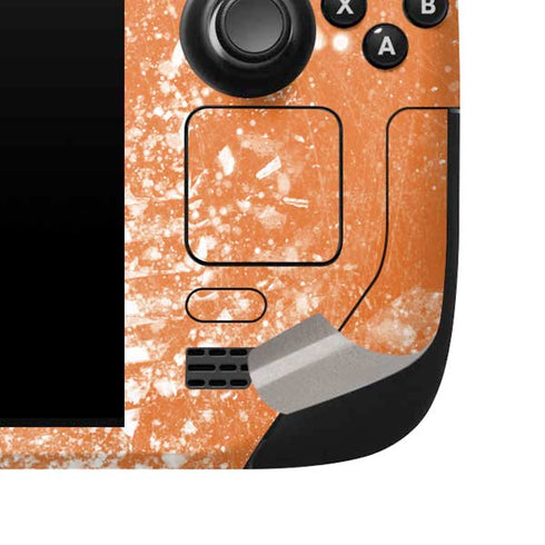 NHL Edmonton Oilers Frozen Steam Deck Handheld Gaming Computer Skin