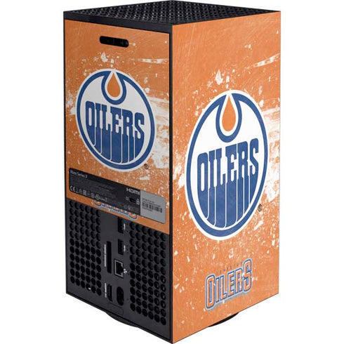 NHL Edmonton Oilers Frozen XBox Series X Digital Edition Bundle Skin