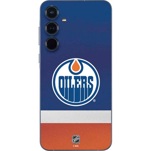 NHL Edmonton Oilers Jersey Galaxy A35 5G Skin